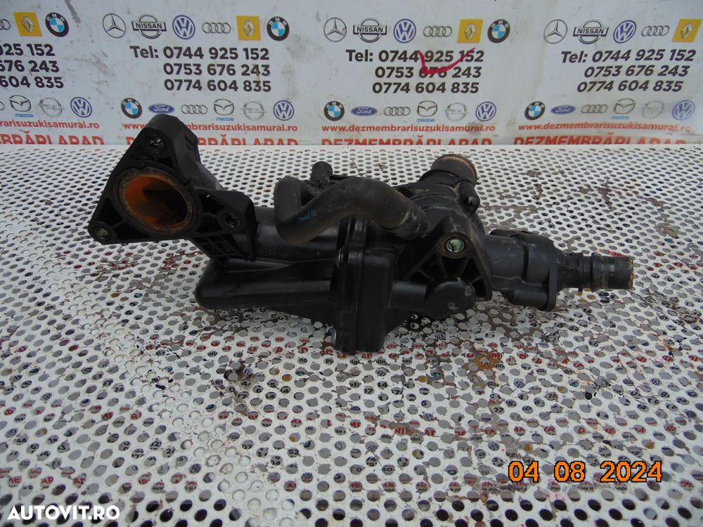 Carcasa termostat Mercedes Vito w447 viano 1.7 Nissan x Trail Qashqai Koleos renault clio megane sc - 4