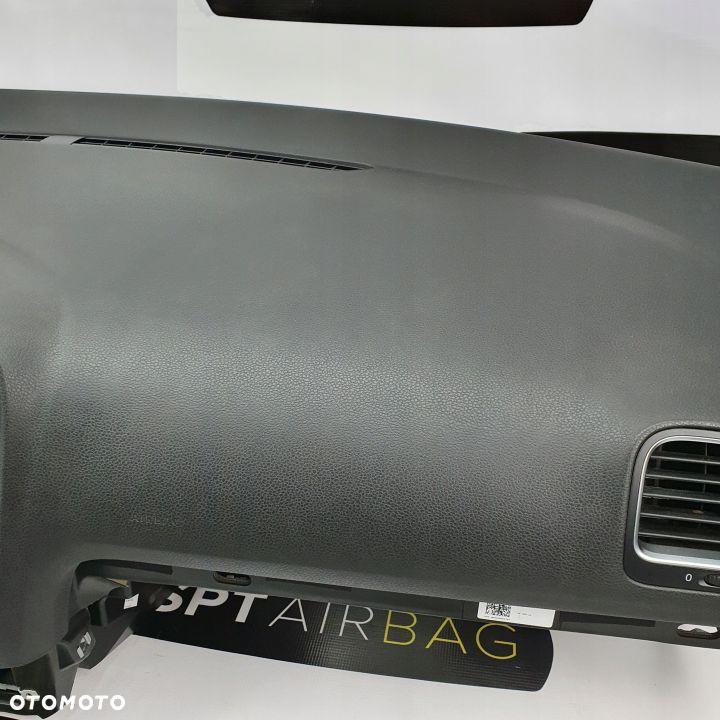 VW GOLF VI 6 DESKA ROZDZIELCZA KONSOLA KOKPIT PULPIT PODUSZKI AIRBAG AIR BAG PASY KIT SET - 6