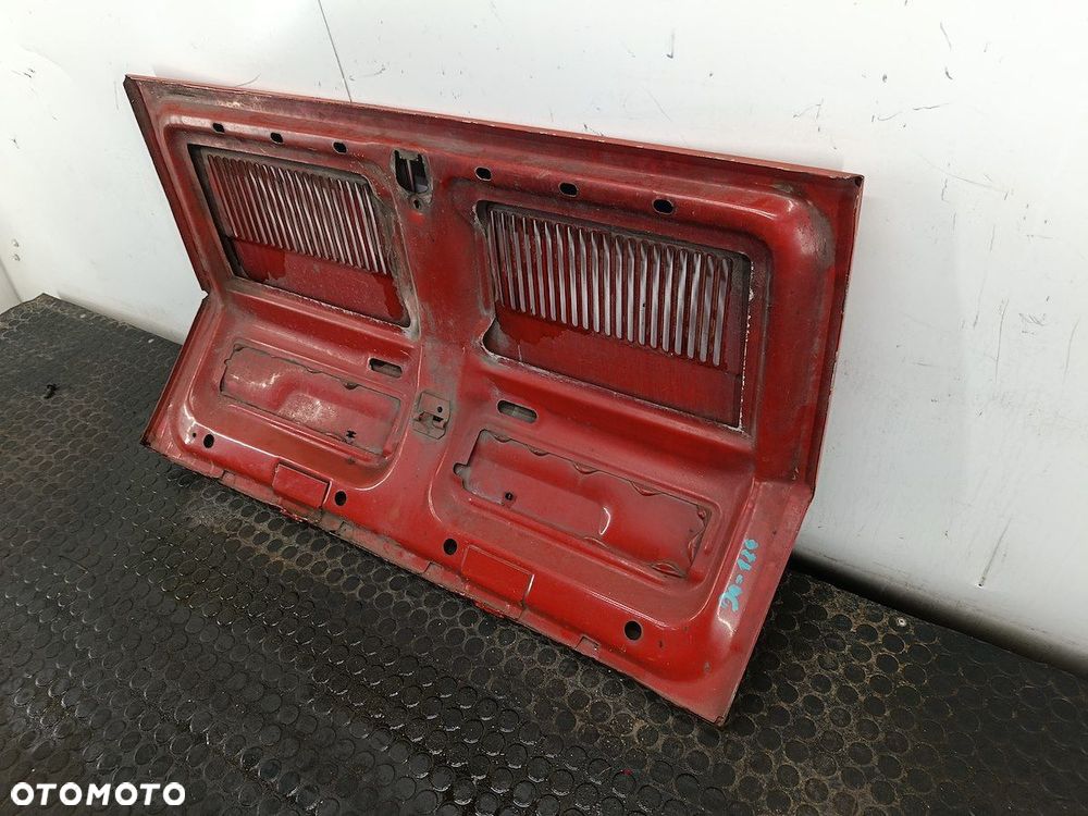 KLAPA BAGAŻNIKA FIAT 126 CZERWONA - 2