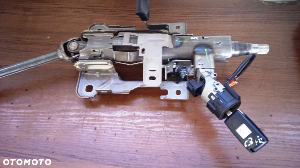 Kolumna kierownicza krzyżak stacyjka Citroen C3 Picasso 1.4 VTi 9663123280 - 4
