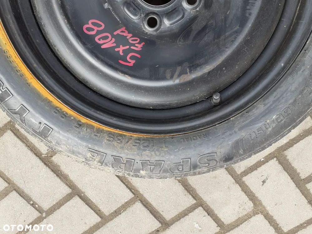 KOŁO DOJAZDOWE ZAPASOWE ZAPASÓWKA DOJAZDÓWKA FORD 5X108 - 2