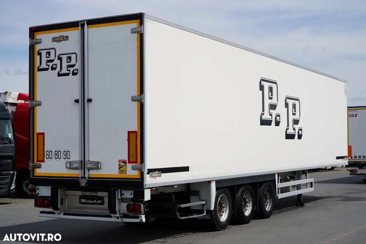 Chereau REFRIGERAT / VECTOR TRANSPORT 1950MT / DOPPELSTOCK / MULTITEMPERATURĂ / 2 AXE RIDICABILE / SAF / IMPORTAT - 8