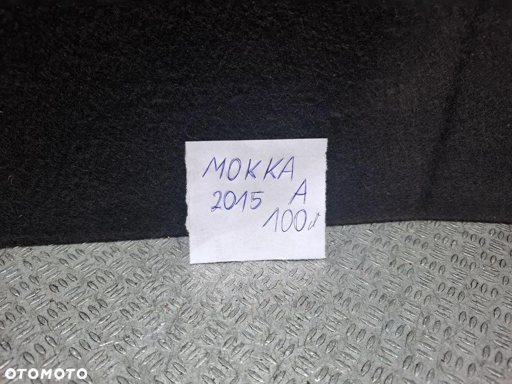 Wykładzina bagażnika Opel mokka A 2015 - 2