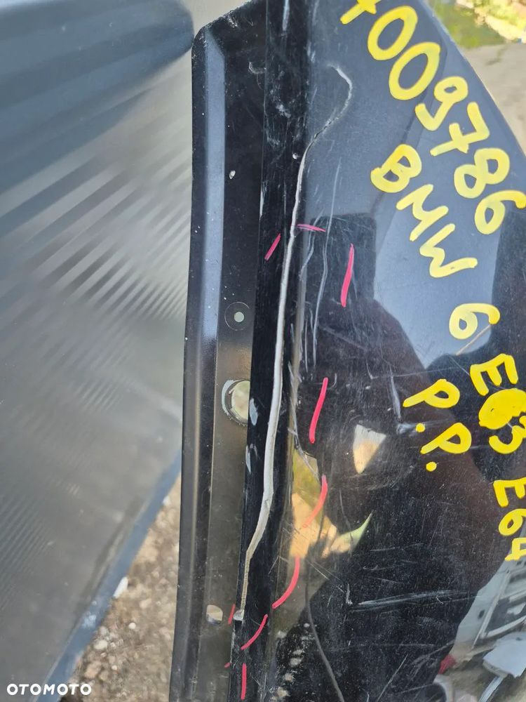 BŁOTNIK E63 E64 PRAWY PRZÓD 7009786 CZARNY - 5