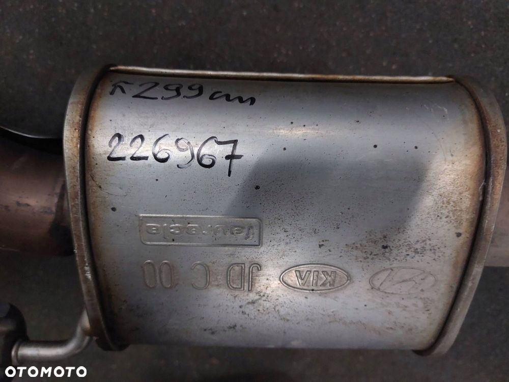 TŁUMIK WYDECH KOMPLET TŁUMIK POCZĄTKOWY SIATKA KIA CEED II 1.6 CRDI - 5