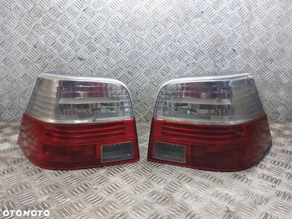 LEWY TYŁ + PRAWY TYŁ KOMPLET DEPO RED WHITE VOLKSWAGEN GOLF IV HB - 1