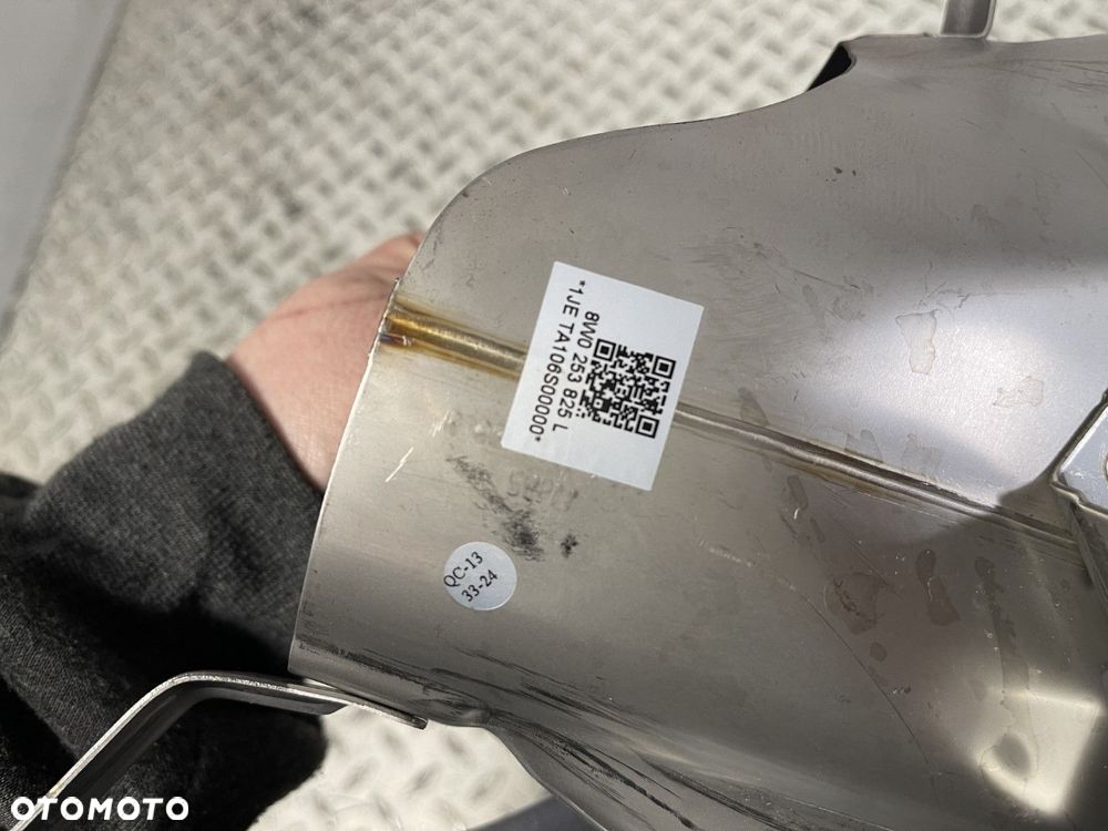 NOWA ORYGINALNA NAKŁADKA KOŃCÓWKA RURY WYDECHU LEWA AUDI A4 B9 17-25 8W0253825L - 6