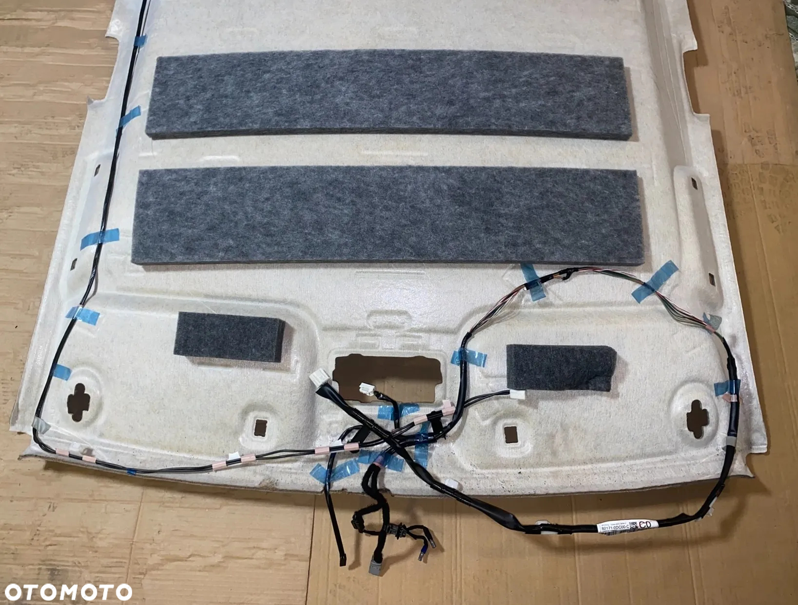 Komplet - Deska rozdzielcza Airbag kurtyny podsufitka Toyota Yaris III lift 2017-2020r. OE - 17