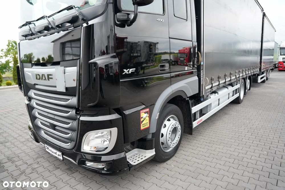 DAF XF 480 / ZESTAW TANDEM 120 M3 / PRZEJAZDOWY / KLIMA POSTOJOWA / 7,7 M + 7,7 M / WECON / 2022 ROK - 9