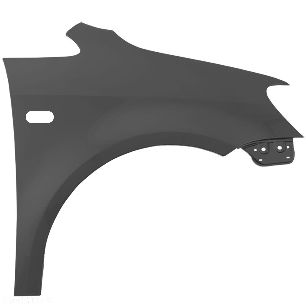 BLU Błotnik VOLKSWAGEN VW CADDY 3 LIFT LH7W prawy szary 2010-2015 przód NaturGrau - 2