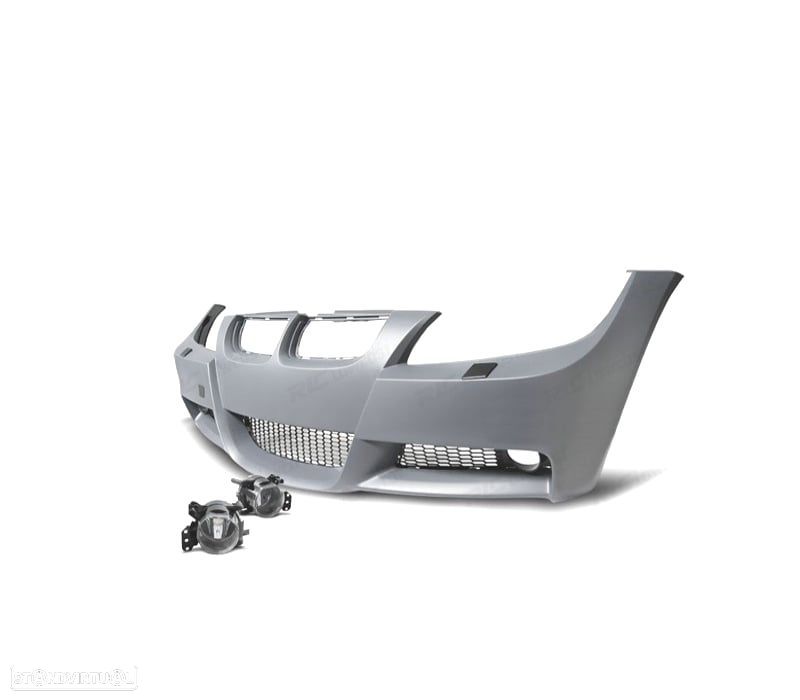 PÁRA-CHOQUES FRONTAL BMW E90 E91 05-08 LOOK M + FARÓIS NEVOEIRO - 2