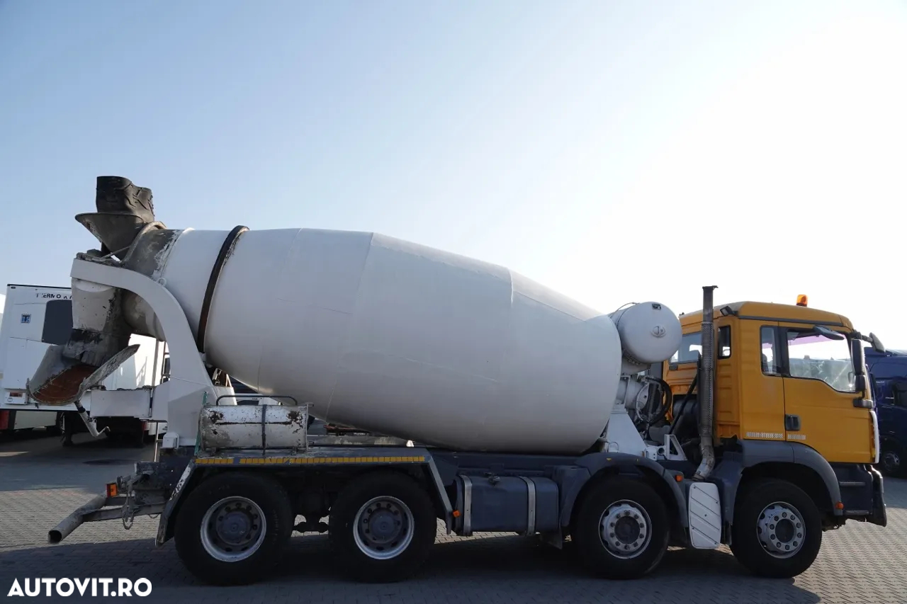 MAN TGA 35. 360 / 8x4 / LIEBHERR 9mc / BETONIERE / PEAR / MANUAL / BETONIERE / - 16