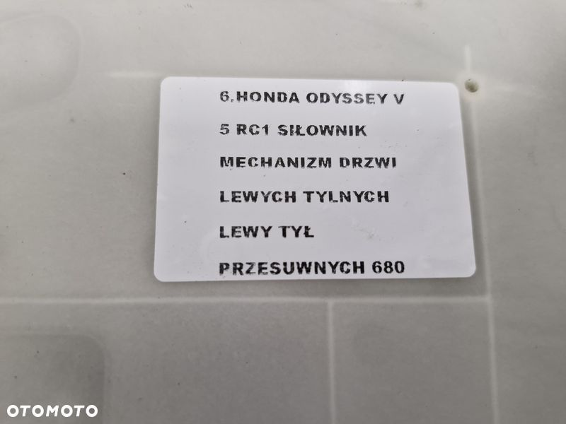 honda odyssey 5 v rc1 siłownik mechanizm drzwi lewych przesuwnych lewy tył tylny - 3