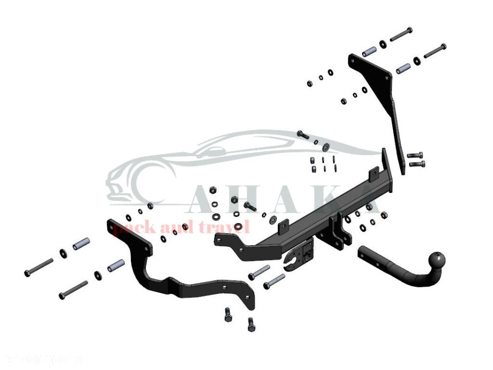 Hak Holowniczy Odkręcany Do Citroen Xsara Picasso 2000-2010 - 3