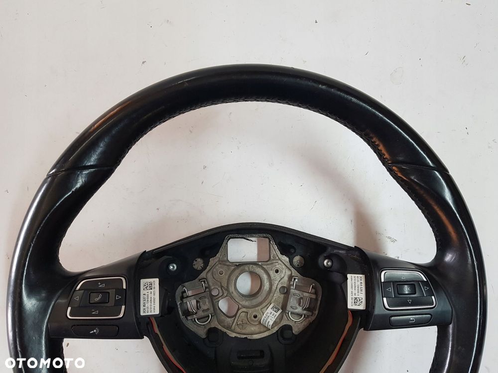VW PASSAT B7 10-14r PASSAT CC GOLF VI KIEROWNICA SKÓRZANA 3C8419091AJ - 6