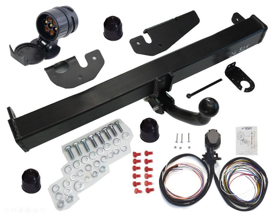 DO SAMOCHODU TOYOTA COROLLA E12 HATCHBACK IX 9 HAK HOLOWNICZY + WIĄZKA + GNIAZDO 13PIN/7P - 4