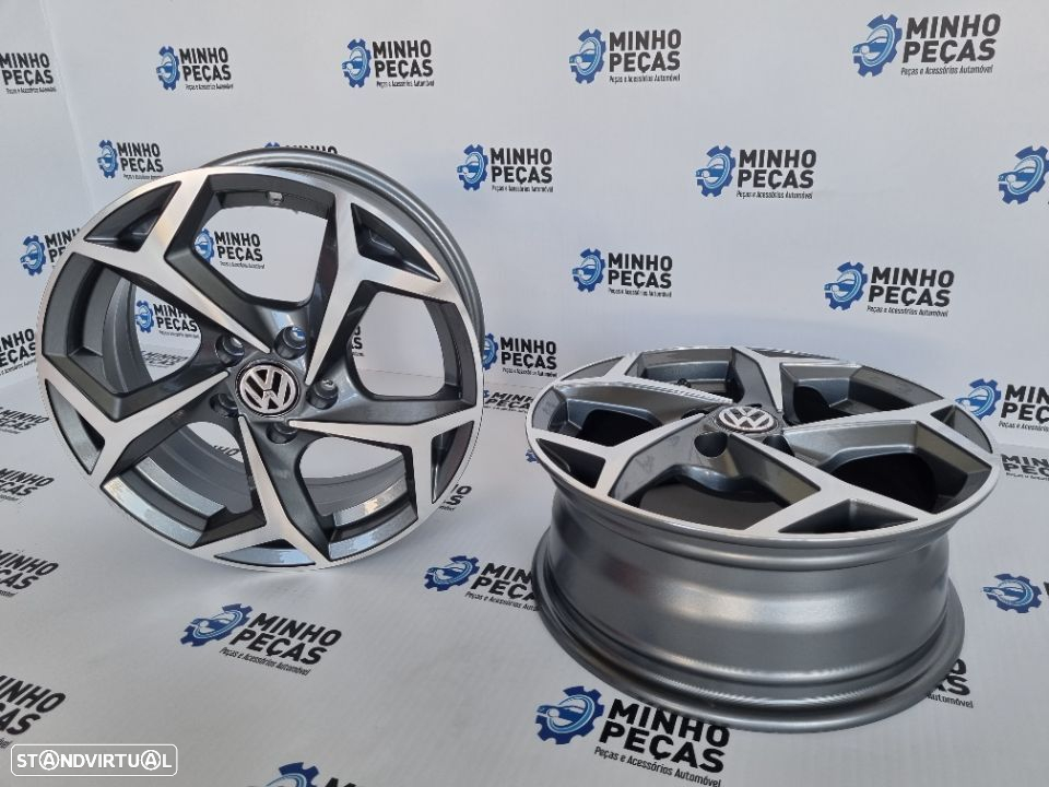 Jantes Vw Polo R-Line em 15 (5x100) GunMetal - 6