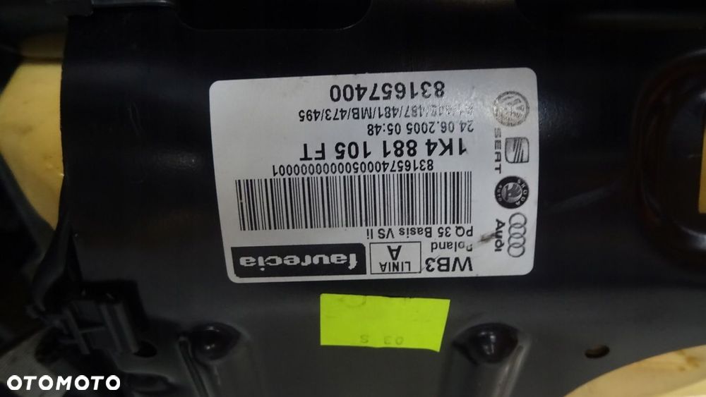 Fotele kanapa VW Golf 6 VI HB 5D materiał - 11