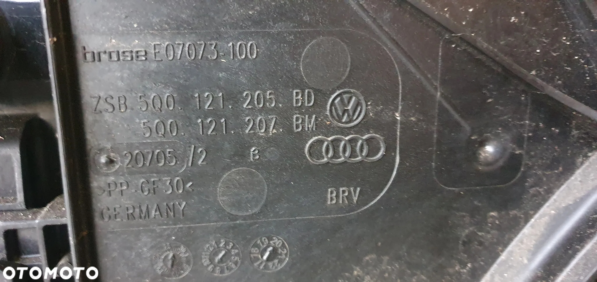 Pas przedni kompletny chłodnice wentylator belka VW Golf VIII 8 2.0 TDI 5Q0121205B 5Q0121207BM - 7