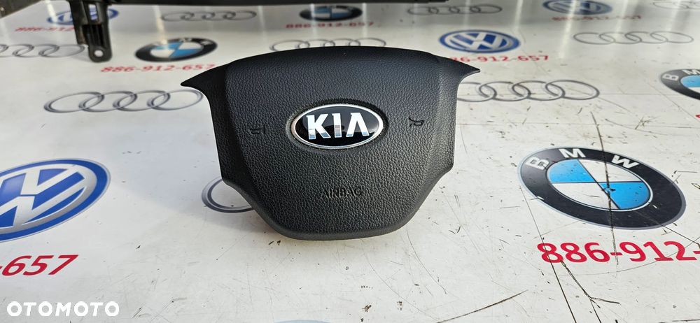 Kia Picanto 2 II 2011- Kokpit Konsola Deska rozdzielcza Poduszka kierowcy pasażera Airbag  NIE REGENEROWANA ORYGINAŁ 569001Y150EQ - 3