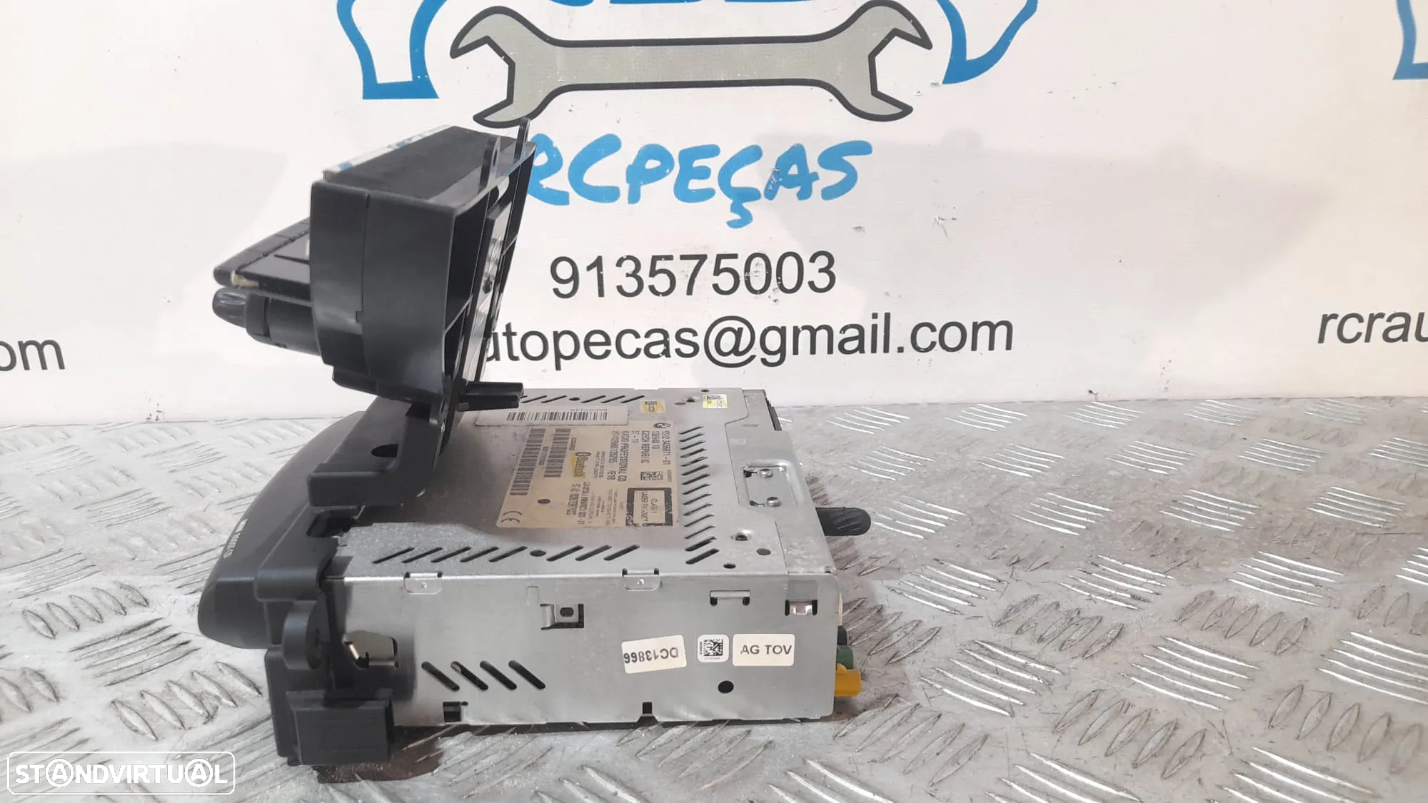 RADIO AUTORADIO LEITOR CD MP3 MINI COOPER R56 R55 CLUBMAN R57 CABRIO 65123456871 3456871 DISPLAY COMANDOS COMUTADOR PAINEL CONTROLO COMUNICAÇÃO - 3