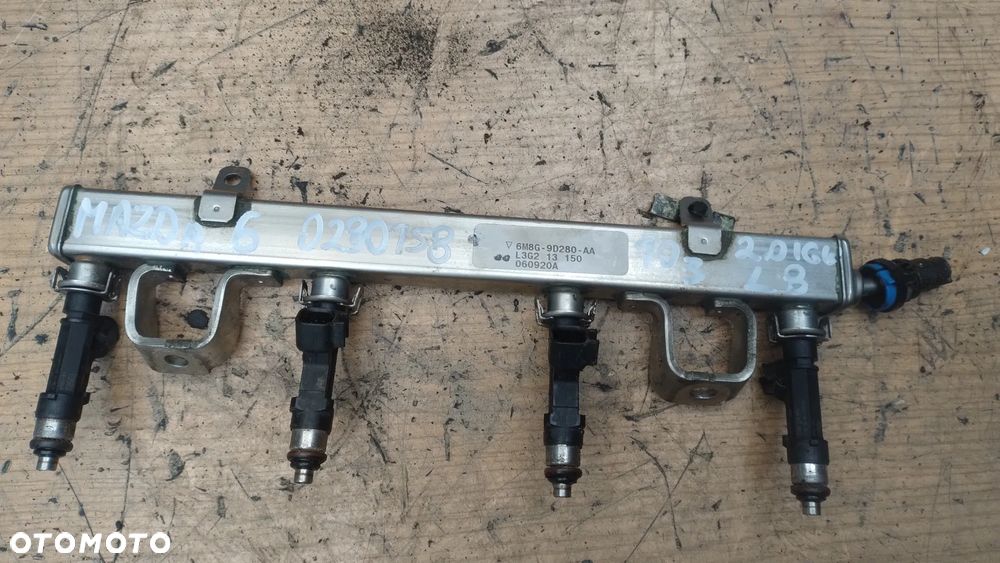 MAZDA 6 1,8 16v lub 2,0 16v listwa wtryskowa wtryski - 1