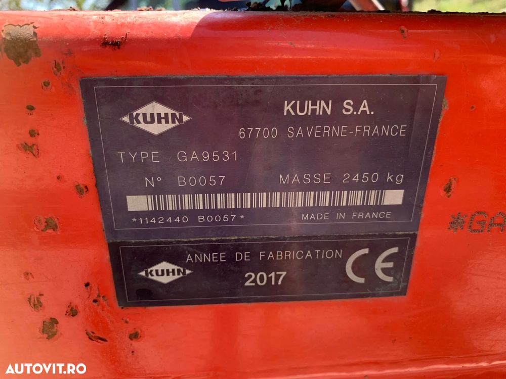 Kuhn GA9531 grebla - 10
