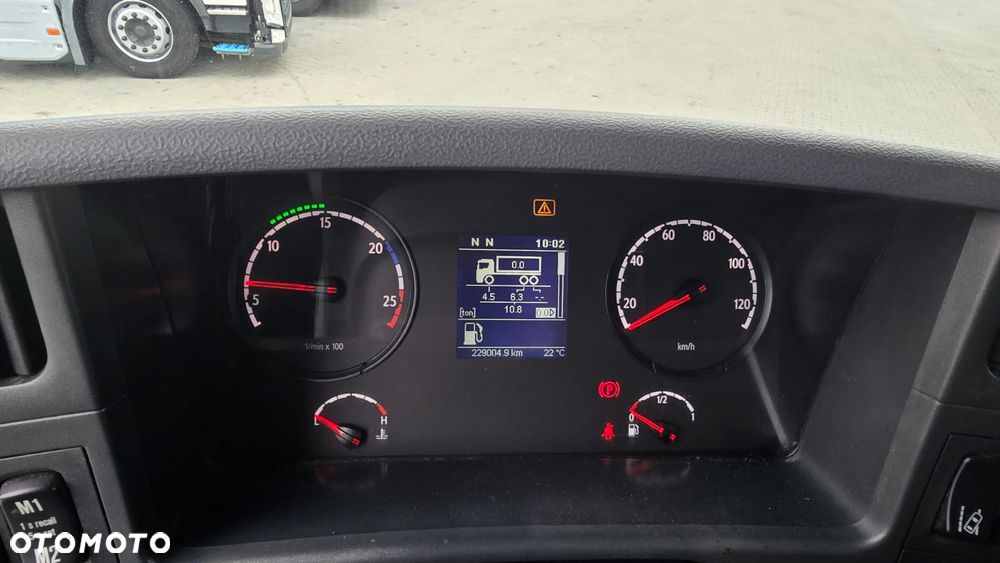 Scania P360 6x2 Euro 6 bez EGR, kurierka kontener 24 palety 9.7m rama do zabudowy laweta beczka asenizacyjna niski przebieg! - 15