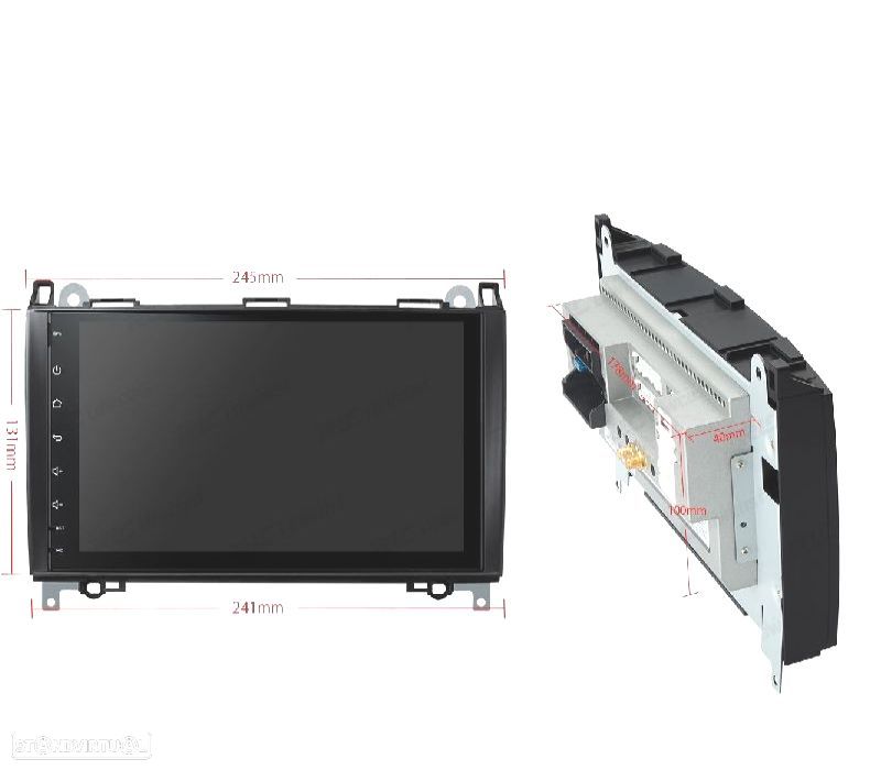 AUTO RADIO GPS ANDROID 14 64GB PARA MERCEDES A 04-12 B 05-11 VITO VIANO 06-14 SPRINTER 06-12 - 6