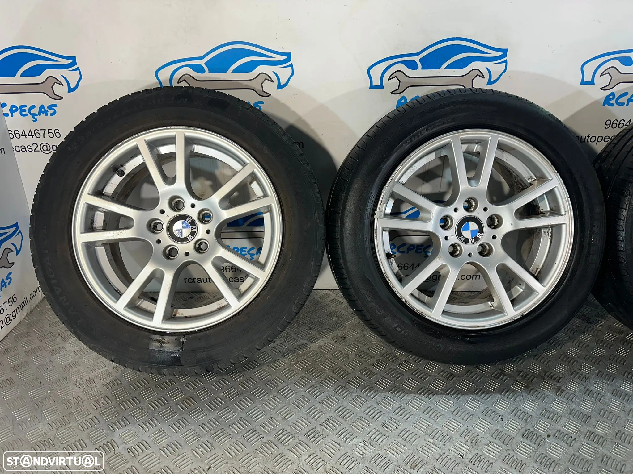 .Conjunto Jantes 17 Original BBS RK031 BMW X3 E83 Style 148 8J ET46 5x120 3412060 - 6