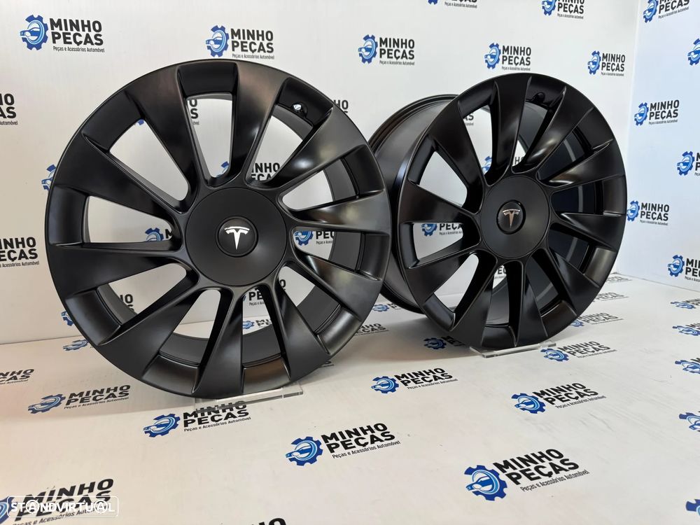 Jantes Tesla Model 3 em 19 (5x114.3) Preto Matte - 3