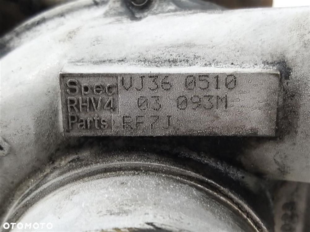 Turbosprężarka turbina Mazda 6 2.0D 2002-2008R 2.0D 121KM  VJ360510 - 4
