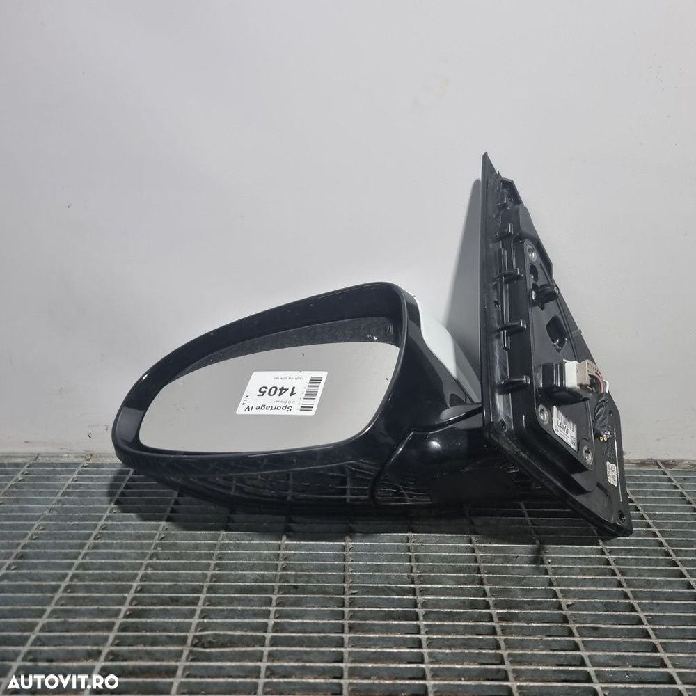 Oglinda stanga Kia Sportage IV 2016 - 2018 4 Usi CASA WHITE WD (1405) Cu rabatare ... - 2