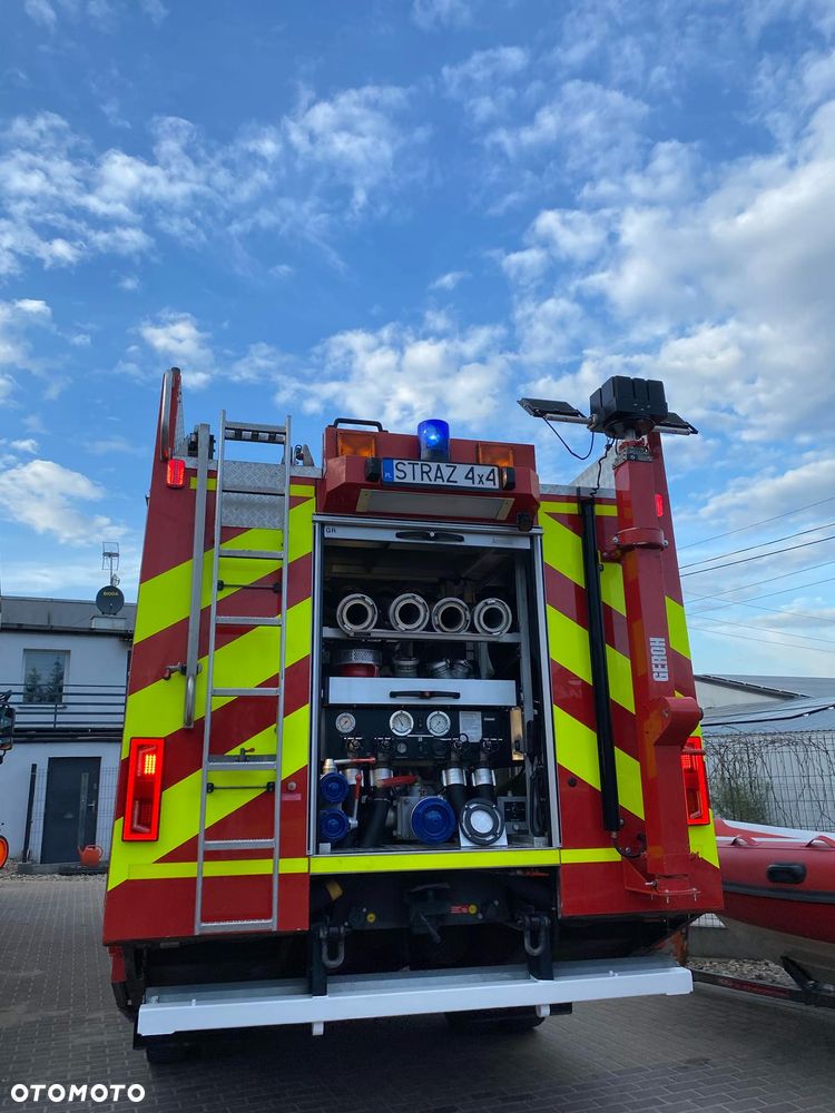 Mercedes-Benz Straż pożarna pojazd pożarniczy MERCEDES ATEGO 4x4 GBA średni terenowy uterenowiony blokady mosty reduktor maszt oświetleniowy - 11
