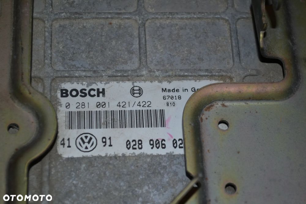 VW GOLF III 1,9 TDI KOPUTER STEROWNIK SILNIKA BOSCH 0281001421/422 028906021BF - 3