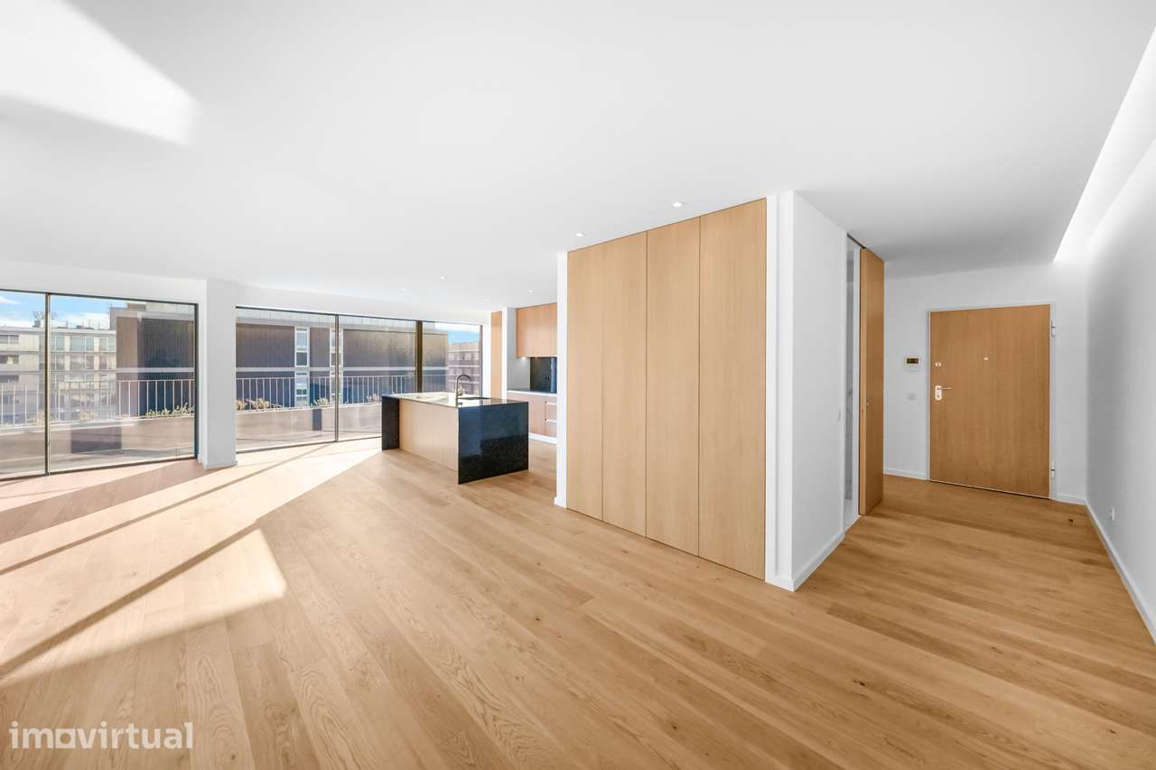 Apartamento T4 novo com varandas panorâmicas em Matosinhos Sul - Grande imagem: 4/36