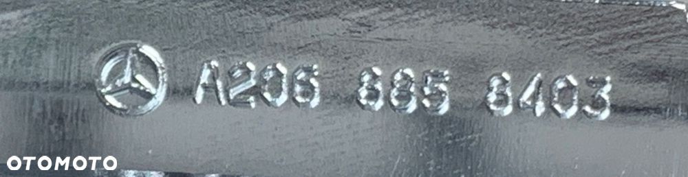 MERCEDES 206 AMG LINE KRATKA RAMKA WYDECHU PRAWA - 3