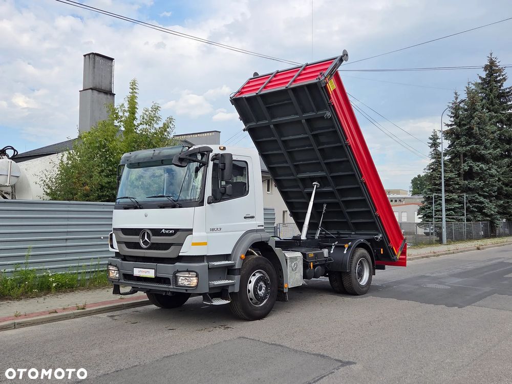 Mercedes-Benz AXOR 1833 330KM // KLIMA // NOWY KIPER // HAK // ROZSTAW OSI 3,60m // WYWROTKA 3str // EURO 5 // 9 BIEGÓW - 1