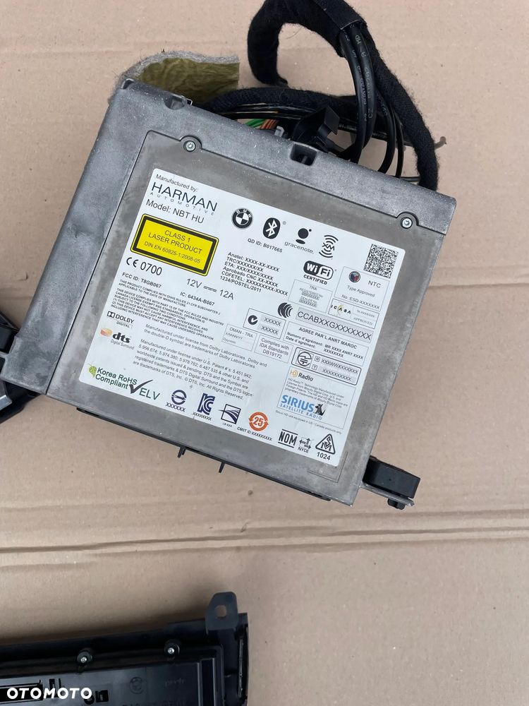 bmw f10 f11 radio cd czytnik panel klimatyzacji monitor cic 929035801 - 8