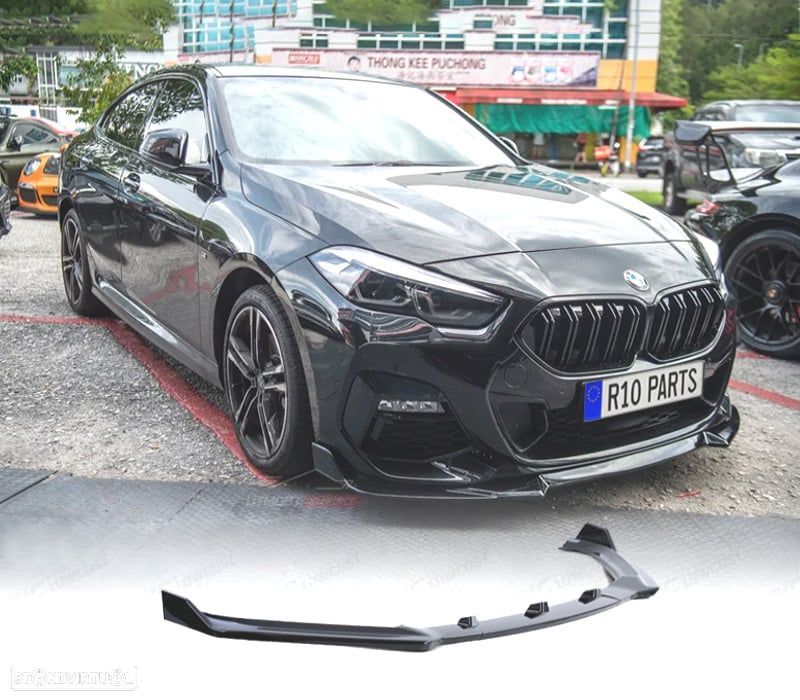 SPOILER LIP DIANTEIRO BMW F44 PRETO BRILHANTE - 1