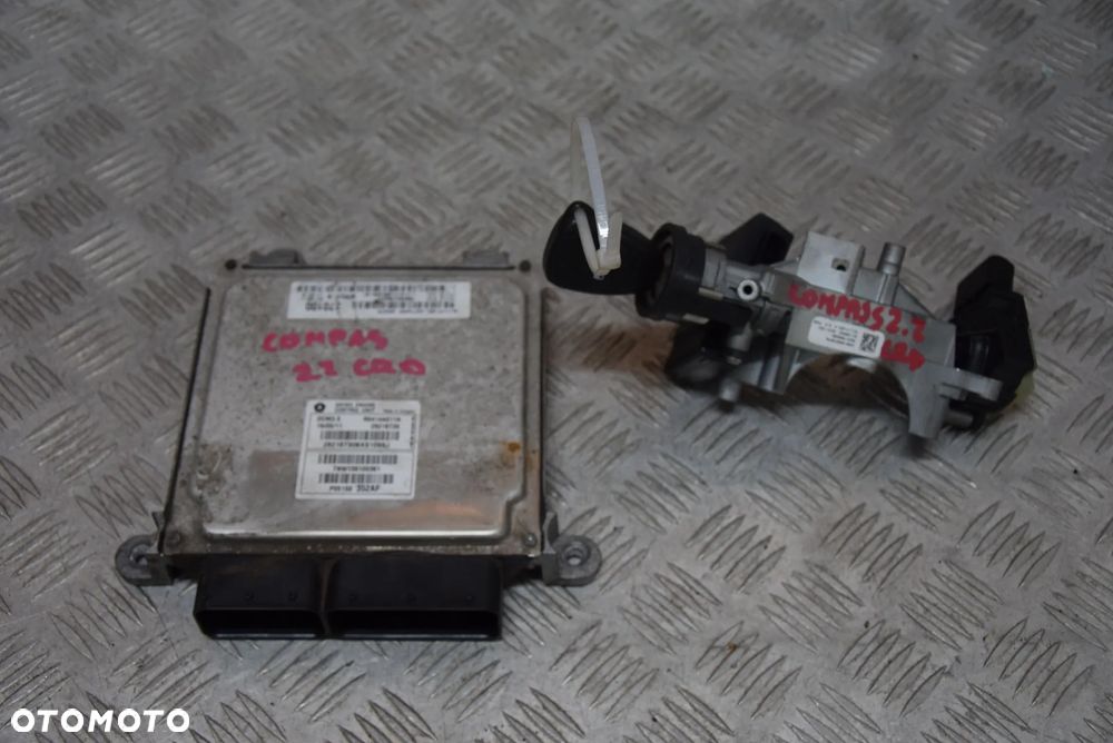 JEEP COMPASS I LIFT 2.2 CRD KLUCZYK STACYJKA KOMPUTER ZESTAW KPL. - 1