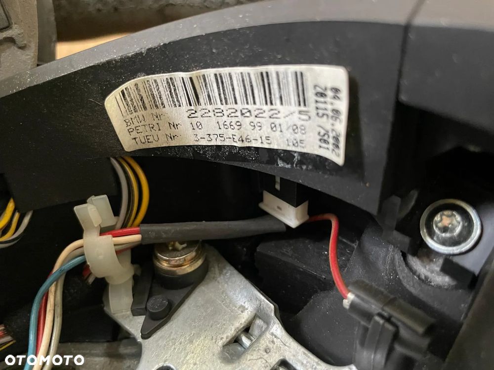 BMW 3 E46 M PAKIET KIEROWNICA 2282022/5 PODUSZKA 309763590-AB KOMPLET - 7