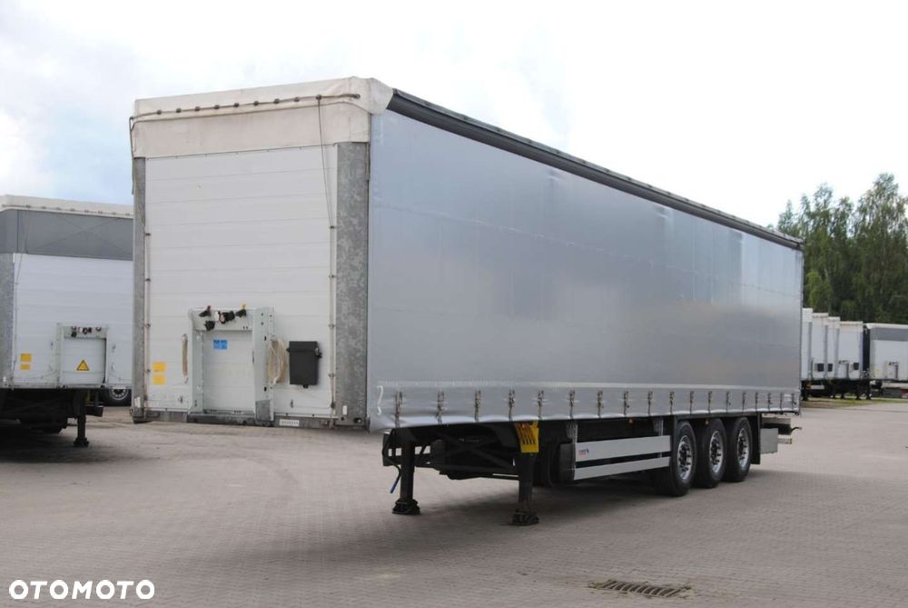 Schmitz Cargobull SCS kurtyna, podnoszona oś - 8