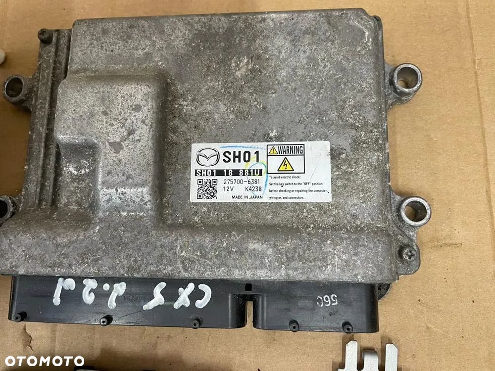 Mazda CX-5 I 2.2D KOMPUTER ZESTAW DO ODPALENIA SH0118881U - 2
