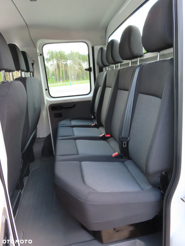 Volkswagen Crafter 35 TDI 2.0 140 KM Doka Brygadowy DUBEL MIXTO 7-Mio.Os + 1153 Kg Ład. Skrzynia Otwarta 3513 mm Długa Rozstaw Osi 4490 mm L4 HAK 3000 Kg Udźwig Stan Wizualny I Techniczny JAK NOWY Gotowy Dostępny OKAZJA POLECAM - 34