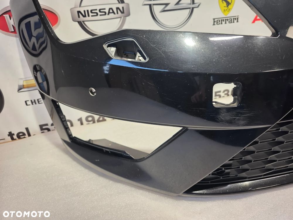 SEAT LEON 3 III 5F0 12- FR ZDERZAK PRZEDNI PRZÓD NA SPRYSKI + 4xPDC ORAZ KRATKA ŚRODKOWA NR 5F0807221M + 5F0853667A NR AUKCJI NZ2266 - 6