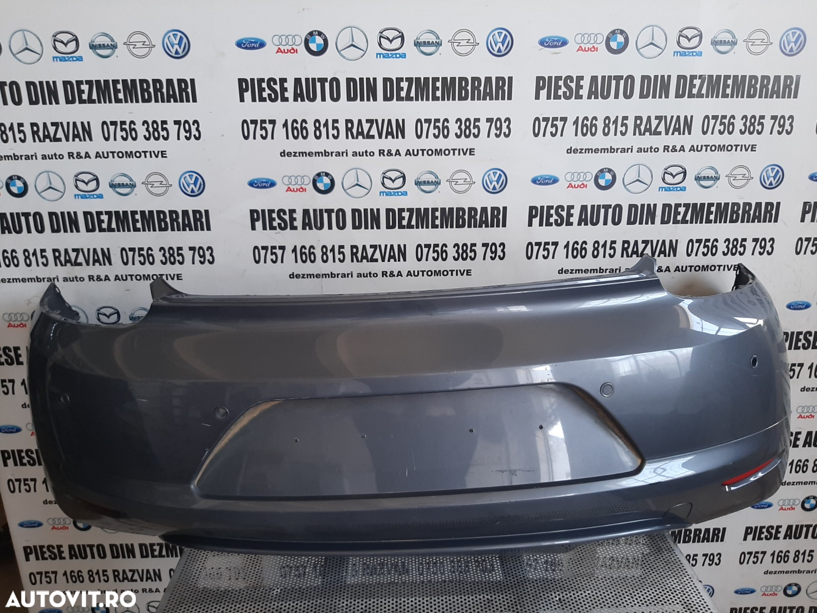 Bara Spate Vw Scirocco An 2008-2009-2010-2011-2012-2013-2014 Originala Model Cu Senzori Parcare - 4