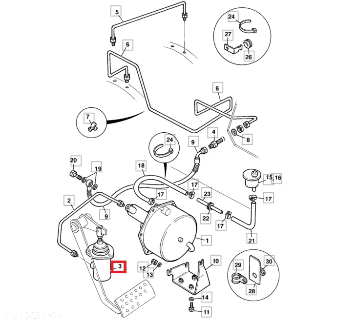 Pompka hamulcowa JCB15/910100 IRUNA OEM - 4