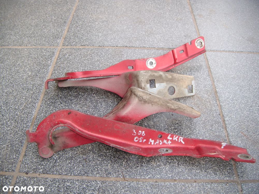 peugeot 308 08r zawiasy maski komplet - 1