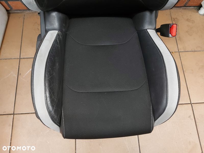 citroen ds4 i 1 fotel pasażera prawy przód przedni półskóra - 3